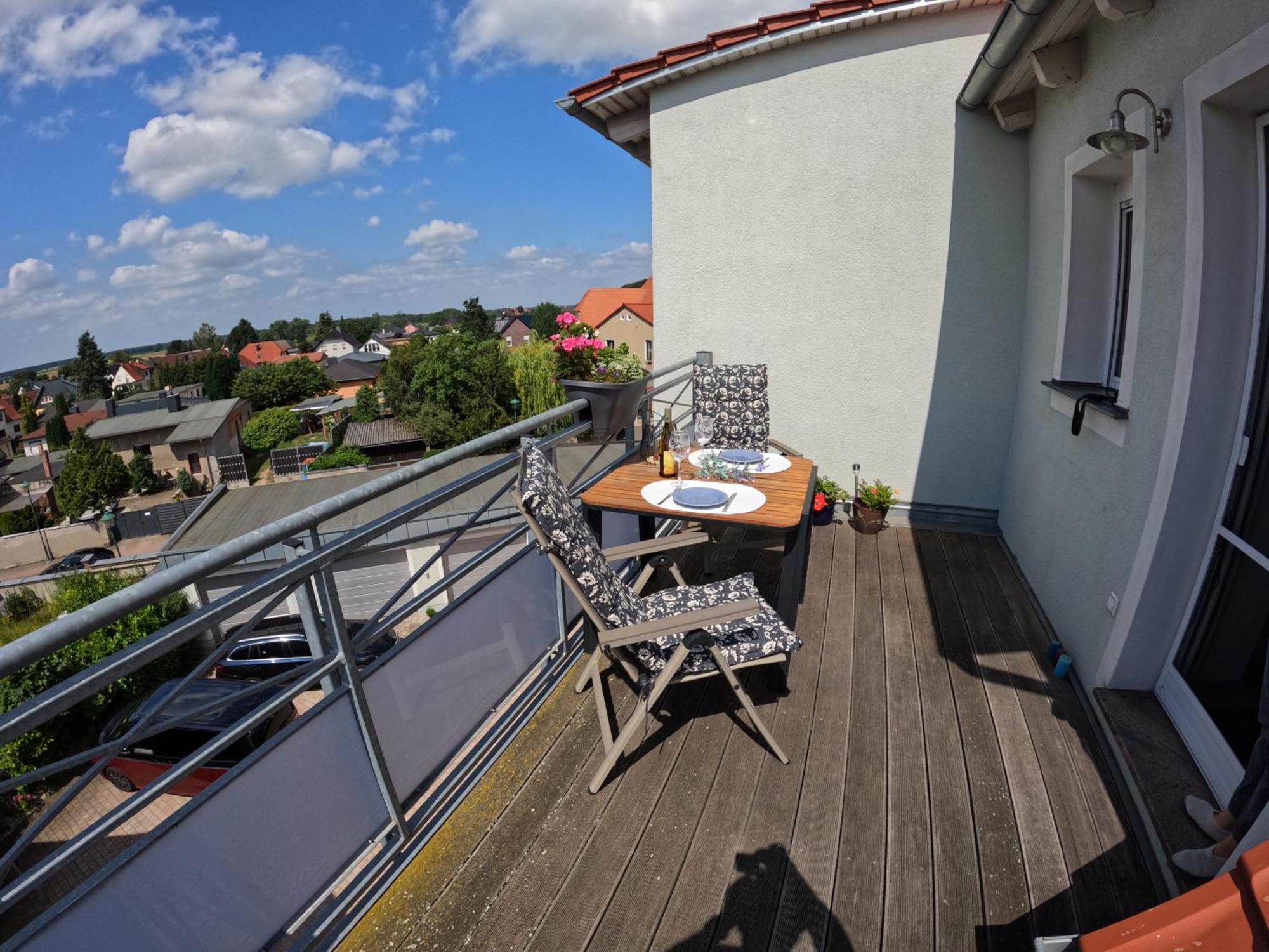 Ferienwohnung Ausblick Bad Düben Exterior foto